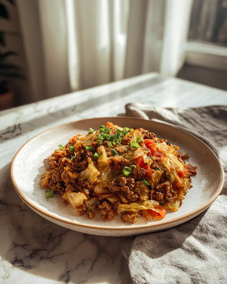 Final dish - Savory Ground Beef and Cabbage Creations That Will Wow Your Taste Buds
