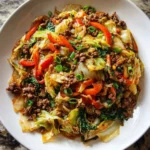 Sizzle and Spice A Ground Beef Cabbage Stir Fry Adventure - Featured Image
