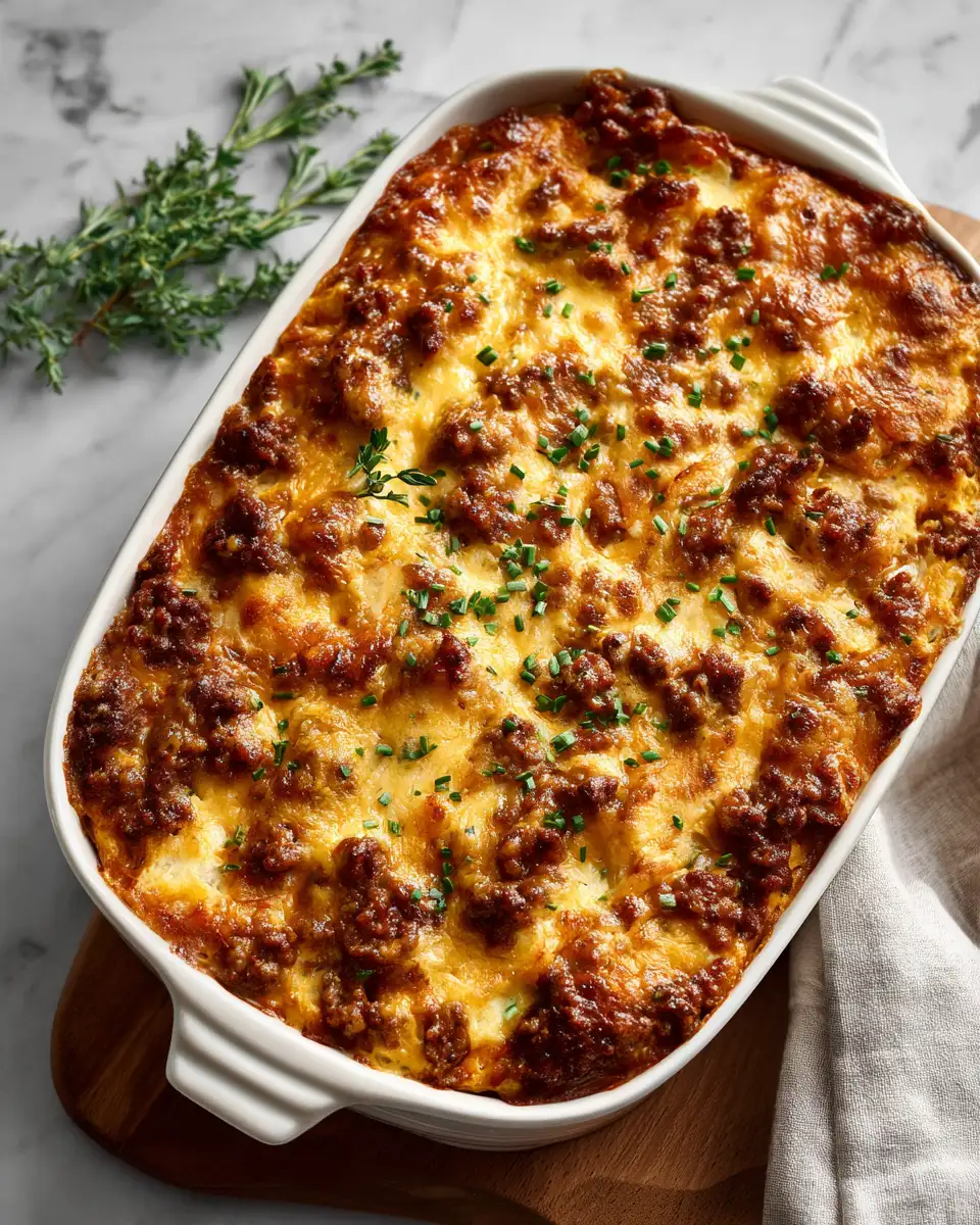 Final dish - Ultimate Comfort: Delicious Ground Beef Casserole Recipe