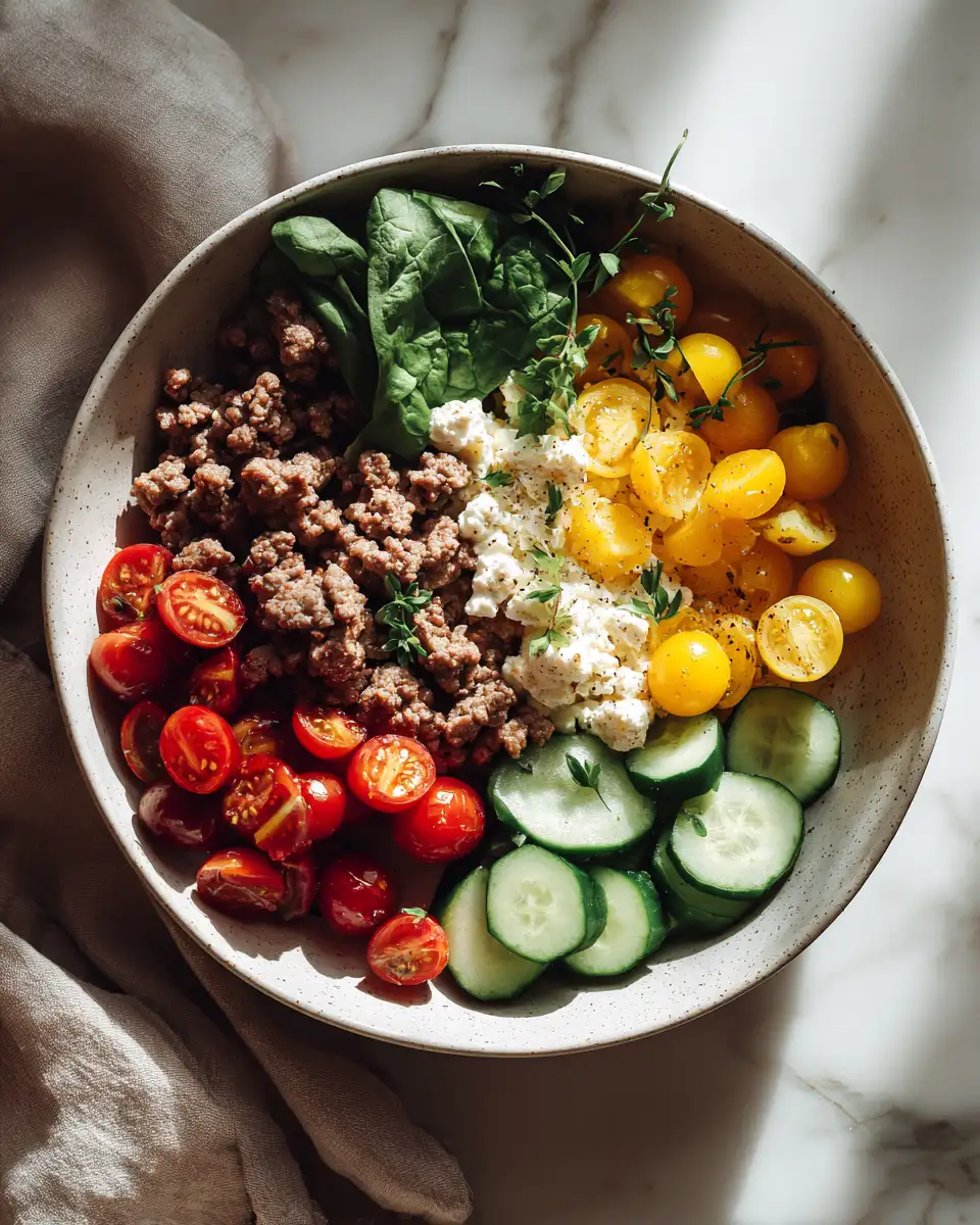 Hearty & Wholesome: The Ultimate Ground Beef Cottage Cheese Bowl Recipe - Featured Image