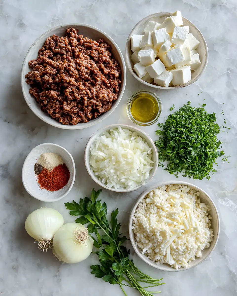 Ingredients for Hearty & Wholesome: The Ultimate Ground Beef Cottage Cheese Bowl Recipe