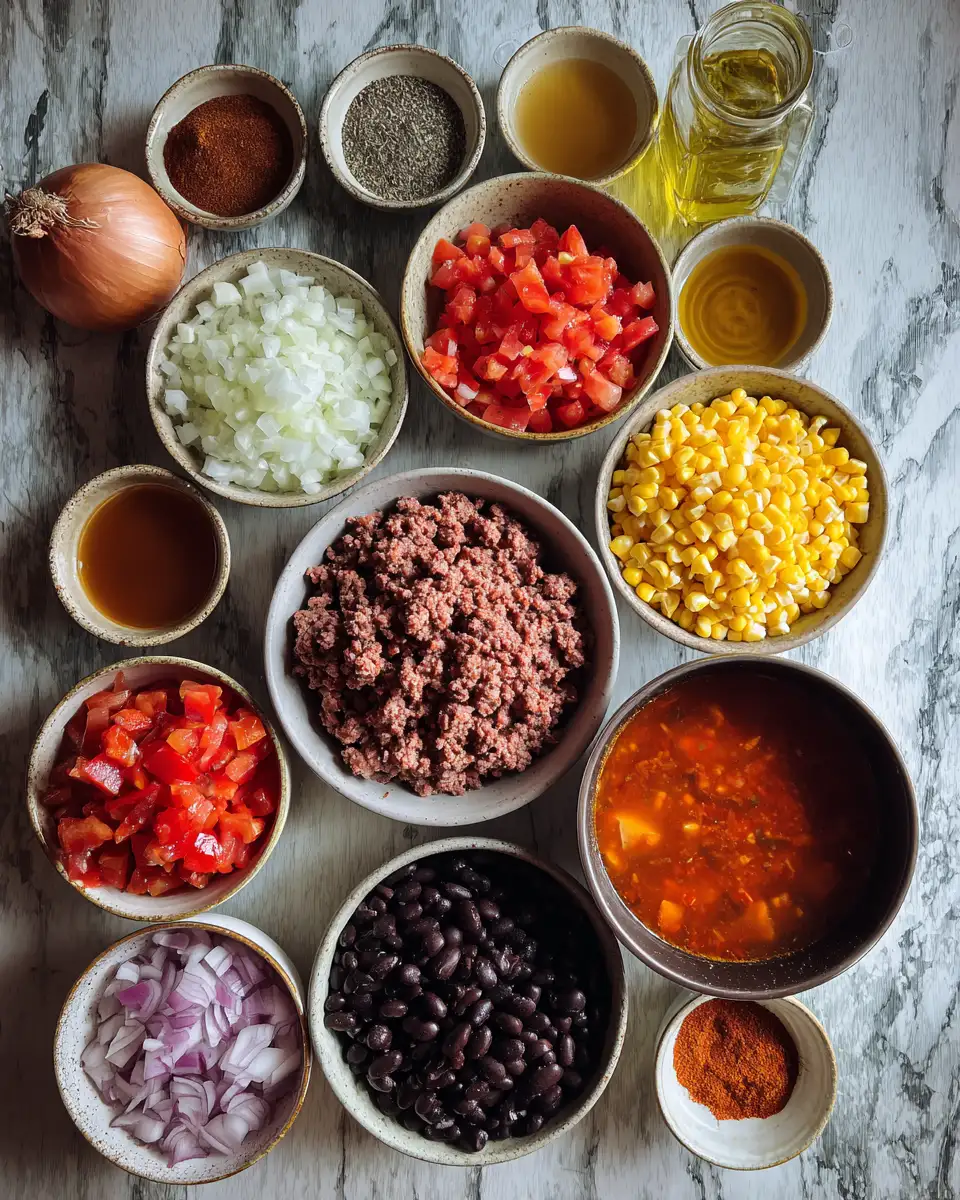Ingredients for Sizzling Sensations: Discover Delicious Ground Beef Dishes