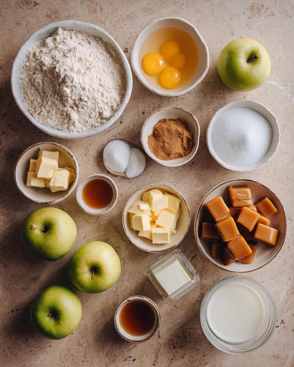Ingredients for Irresistible Apple Caramel Bombs Recipe That Will Sweeten Your Day