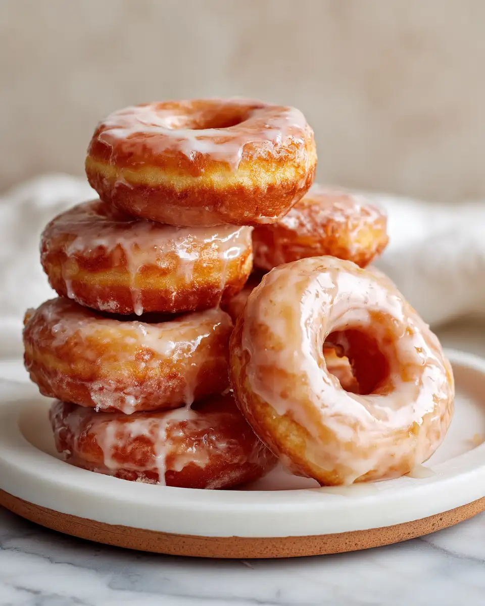 Irresistibly Delicious Baked Apple Donuts with Sweet Glaze - Featured Image