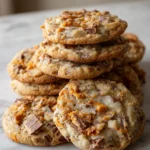 Irresistible Indulgence: Butterfinger Caramel Crunch Cookies Delight - Featured Image