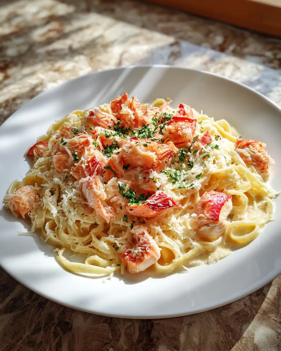 Decadent Cajun Lobster, Crab, and Salmon Alfredo: A Seafood Lover's Dream - Featured Image