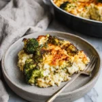 Ultimate Comfort Food Cheesy Broccoli Rice Bake Recipe - Featured Image