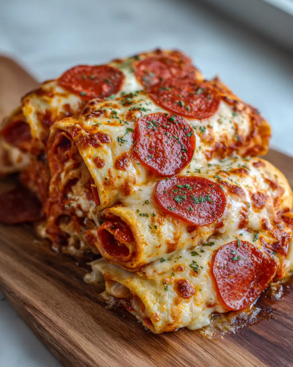 Final dish - Twist and Shout for Cheesy Pepperoni Pizza Roll-Ups