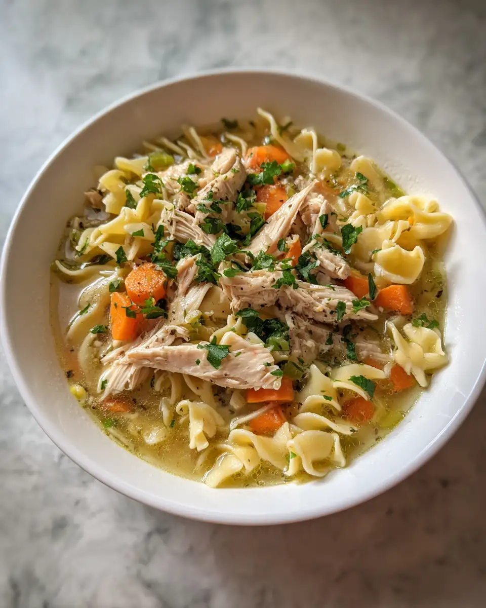 Final dish - The Ultimate Comfort: Irresistible Chicken Noodle Soup Recipes to Warm Your Soul