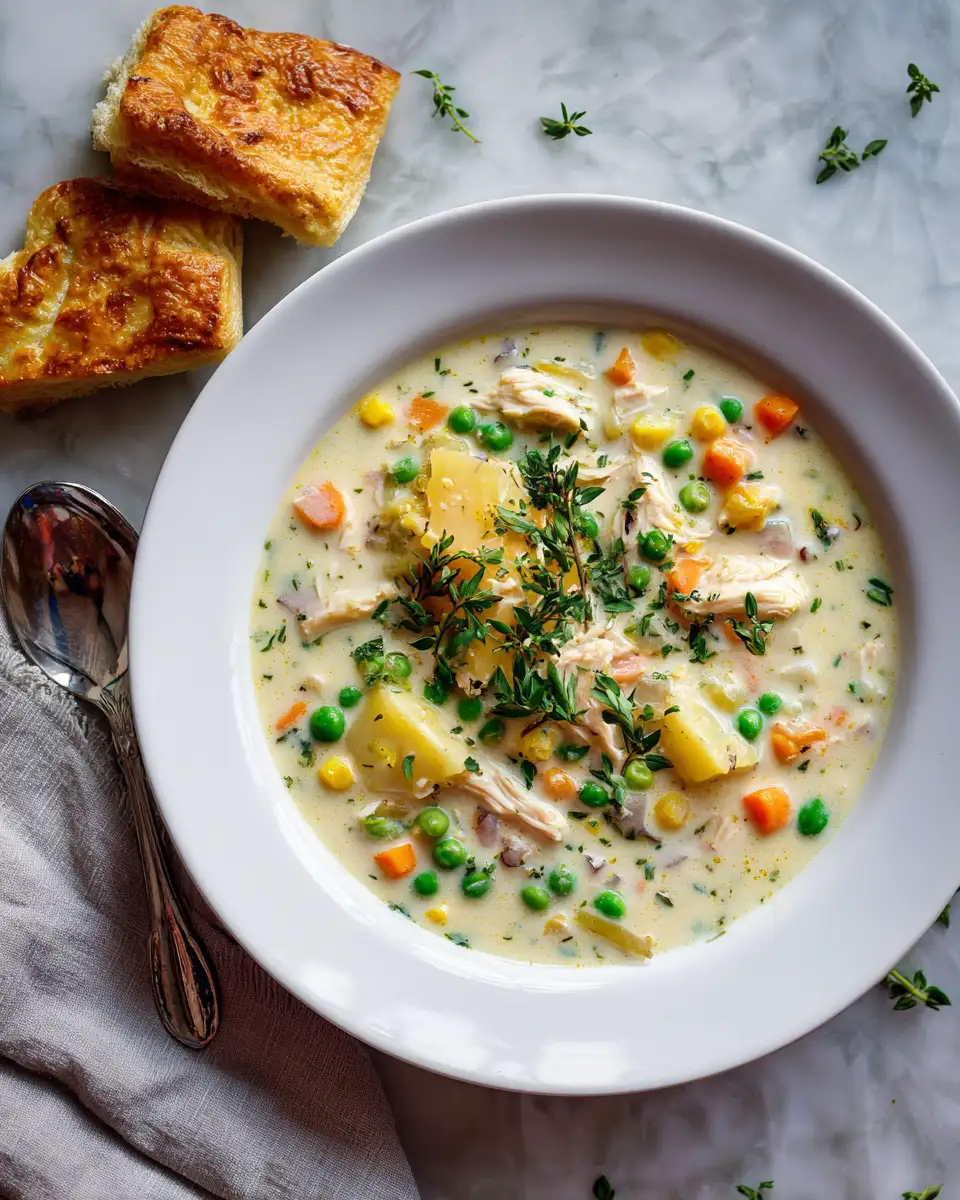 Final dish - Cozy Up with Creamy Chicken Pot Pie Soup Recipes