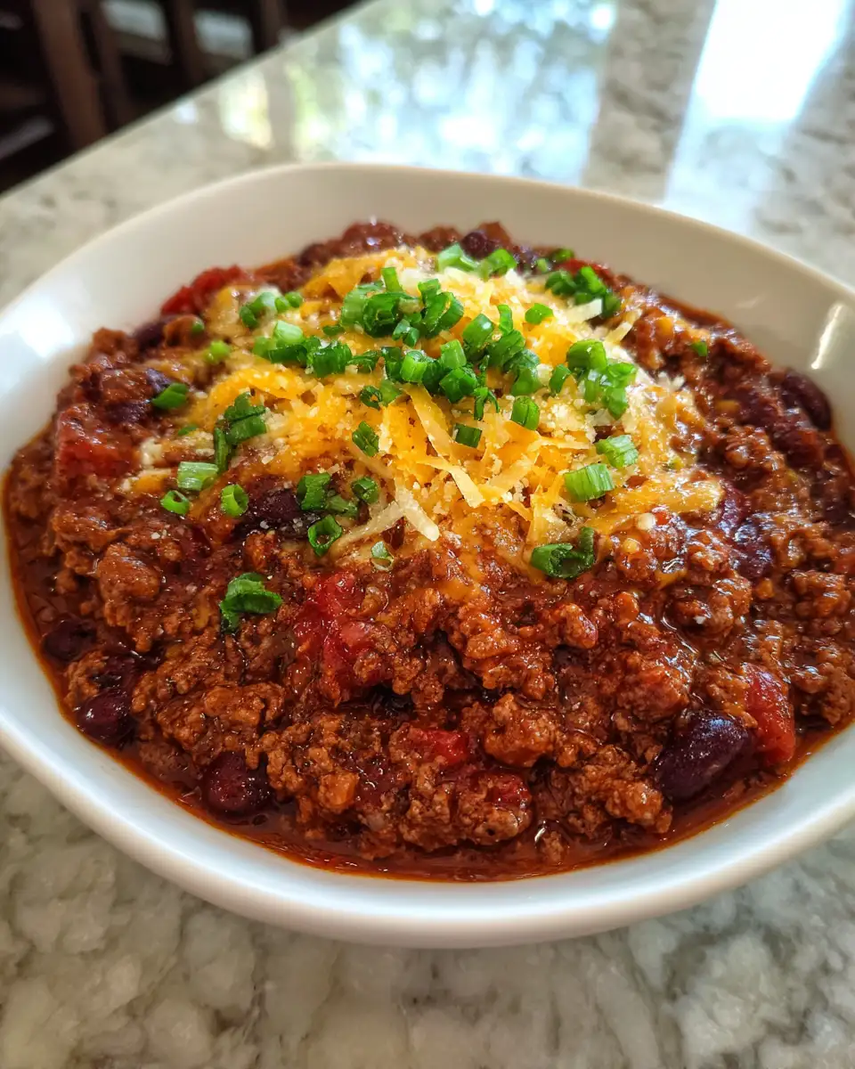 Final dish - Ultimate Chili Recipe That Will Warm Your Soul and Spice Up Your Day