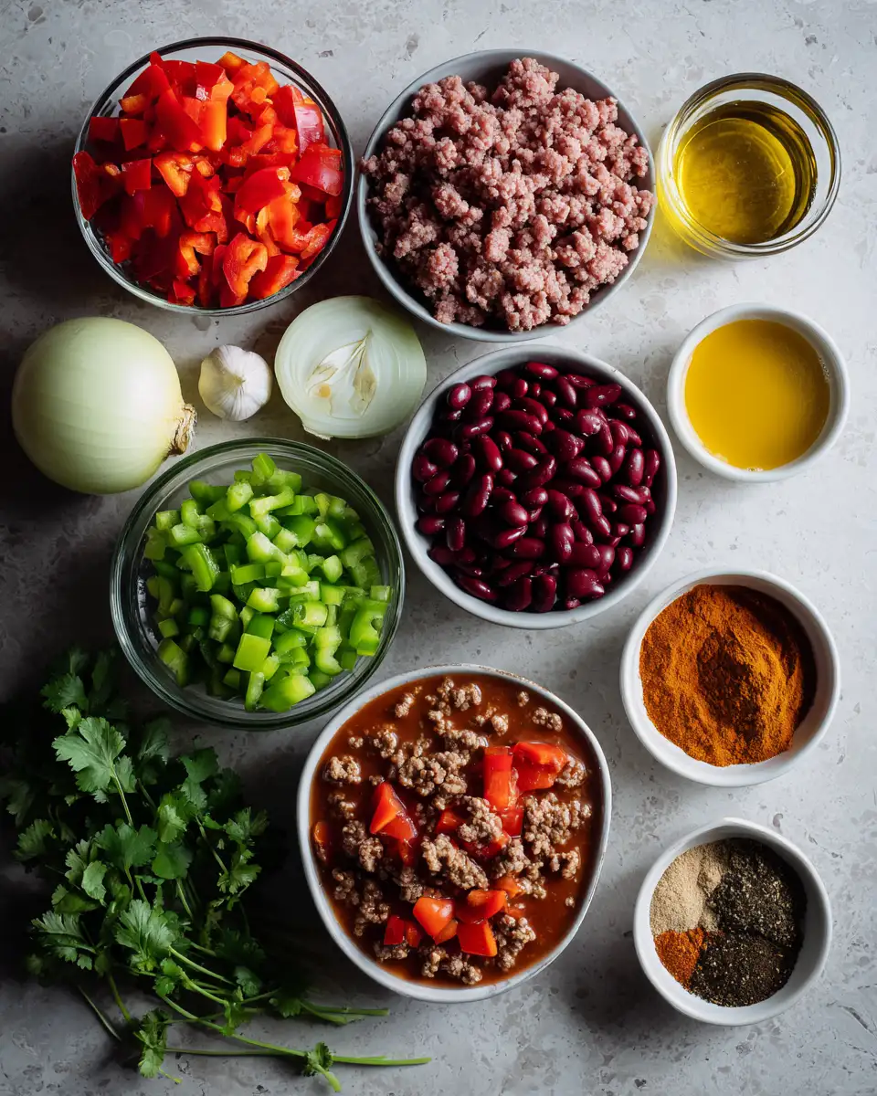 Ingredients for Ultimate Chili Recipe That Will Warm Your Soul and Spice Up Your Day