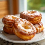 Indulge in Classic Peach Cobbler Cheesecake Donuts That Melt in Your Mouth - Featured Image