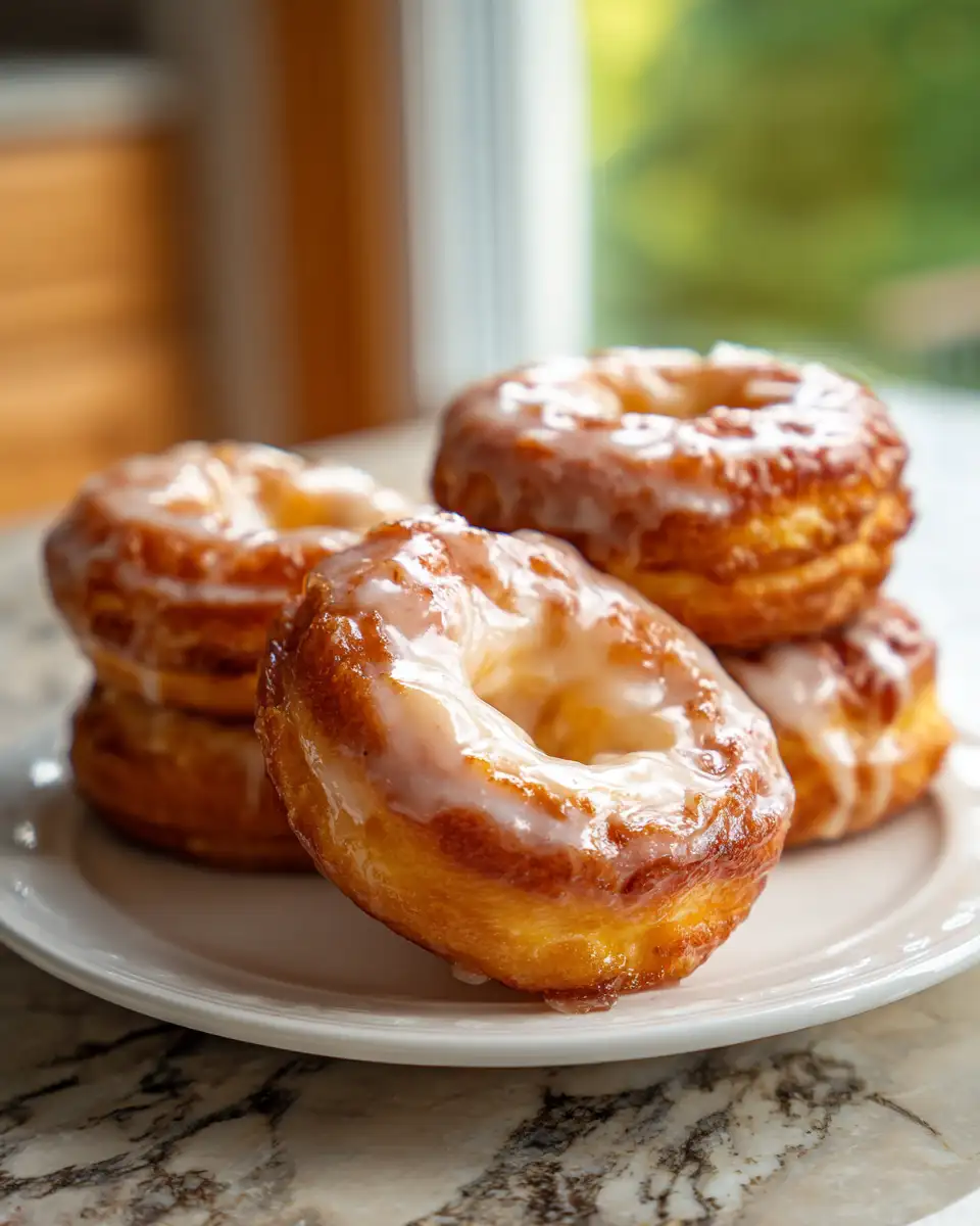 Indulge in Classic Peach Cobbler Cheesecake Donuts That Melt in Your Mouth - Featured Image