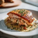 Decadent Seafood Delight: Crab and Shrimp Stuffed Salmon Recipe - Featured Image