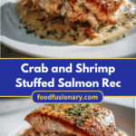 Decadent Seafood Delight: Crab and Shrimp Stuffed Salmon Recipe