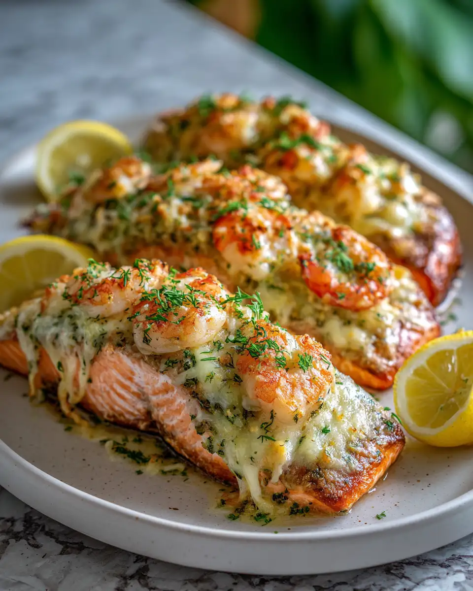 Seafood Symphony: Ultimate Crab & Shrimp Stuffed Salmon Recipe - Featured Image