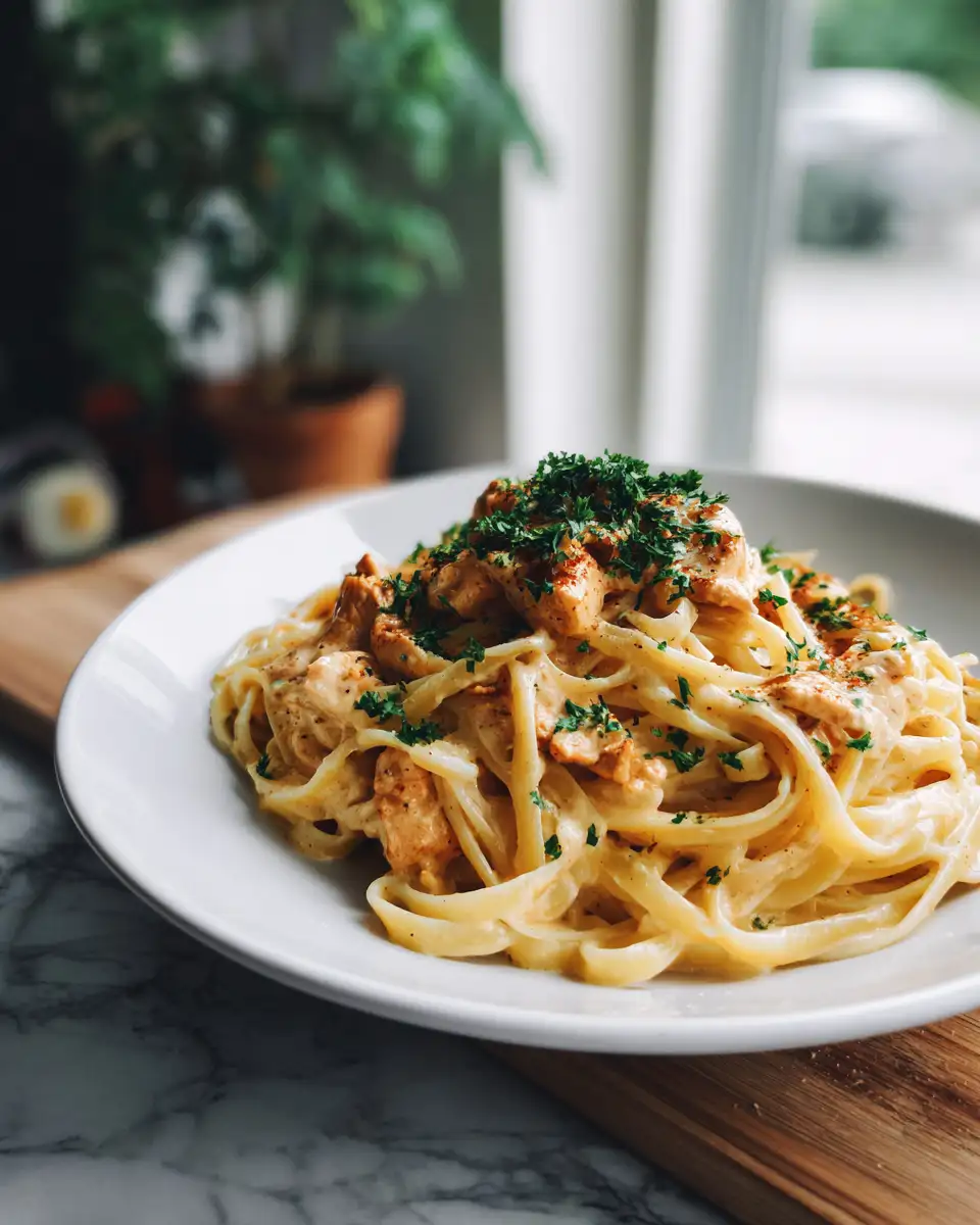 Saddle Up for Flavor: Creamy Cowboy Butter Chicken Linguine Adventure - Featured Image
