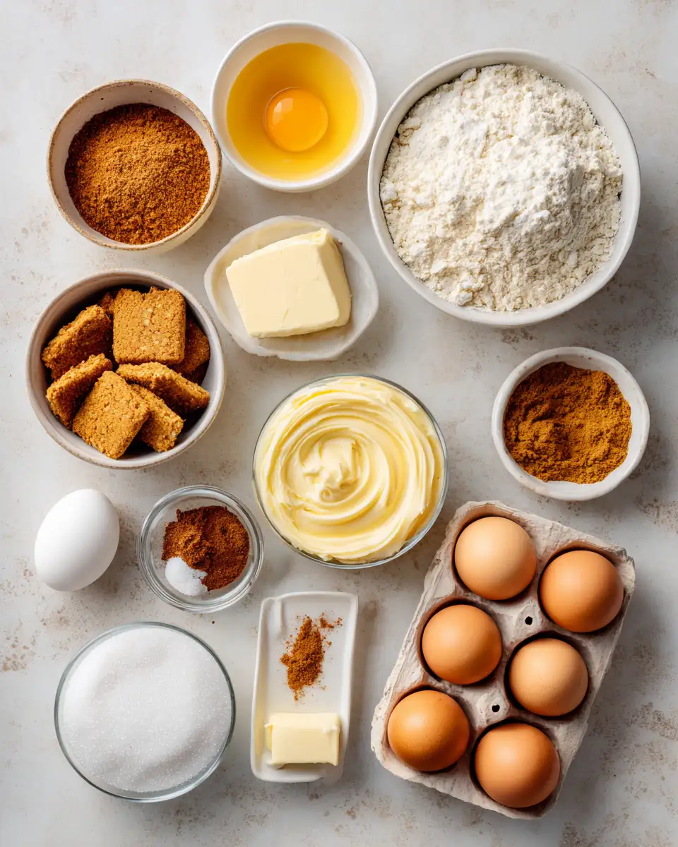 Ingredients for Decadent Harmony: Indulge in the Creamy Delight of Pumpkin Swirl Cheesecake