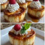 Irresistibly Creamy Vanilla Bean Crème Brûlée Cheesecake Cupcakes Recipe - Featured Image