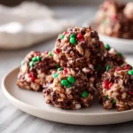Irresistible Festive Christmas Chocolate Rice Krispie Balls for a Sweet Holiday Treat - Featured Image