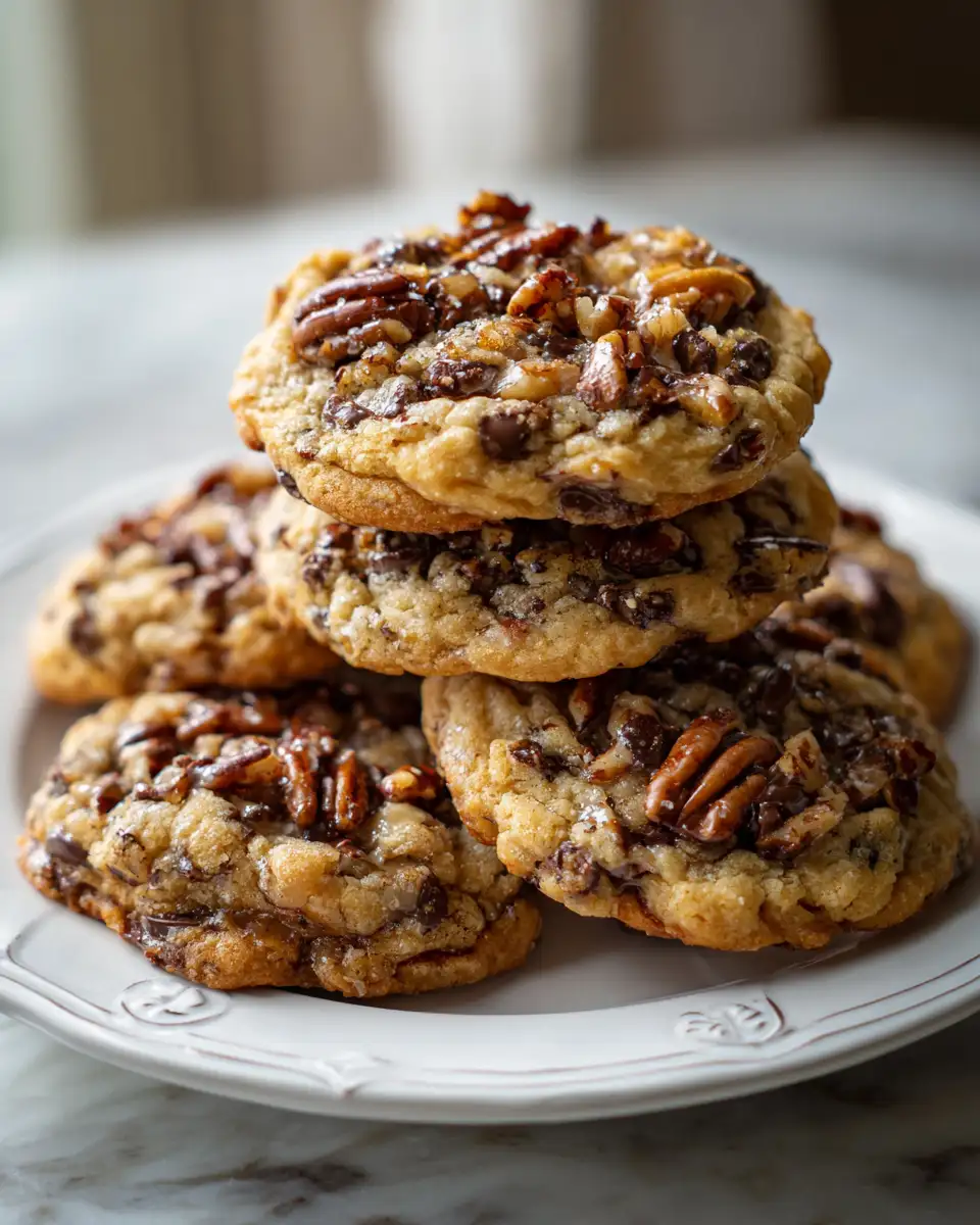 Indulge in Decadence with Gourmet Maple Pecan Pie Stuffed Cookies - Featured Image