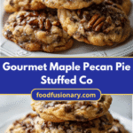 Indulge in Decadence with Gourmet Maple Pecan Pie Stuffed Cookies