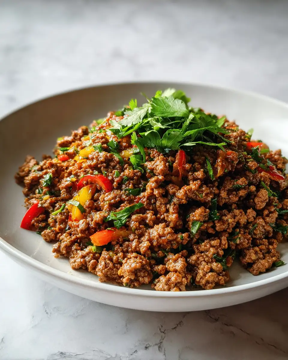 Final dish - Savory Ground Beef Keto Recipes for a Delicious Dinner Transformation