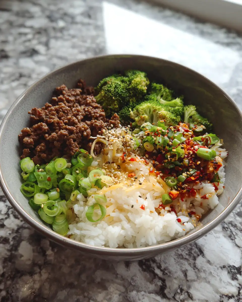 Ingredients for Sizzling Flavor: Unleash the Magic of Ground Beef Korean Bowls