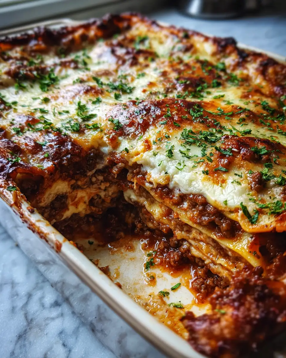 Final dish - Ultimate Comfort: The Best Ground Beef Lasagna Recipe Ever