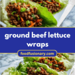 Sizzling Ground Beef Lettuce Wraps: A Flavorful Low-Carb Delight