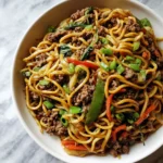Sizzling Ground Beef Lo Mein: A Flavorful Twist on a Classic Dish - Featured Image
