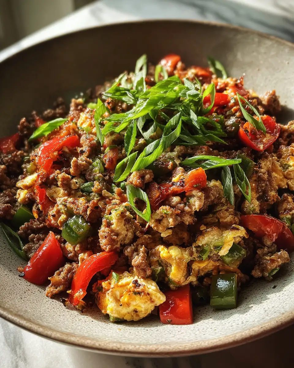 Final dish - Savory Low-Carb Creations: Ground Beef Edition