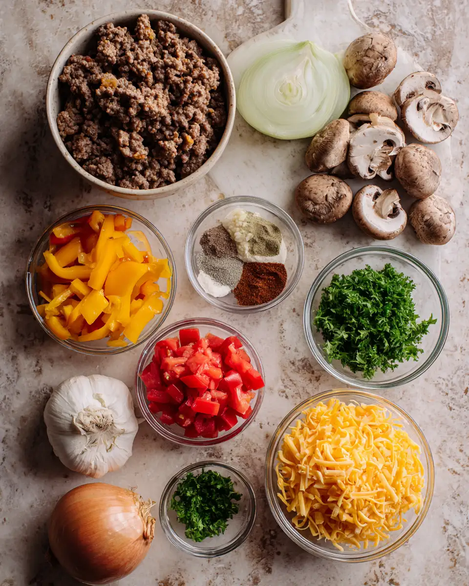 Ingredients for Savory Low-Carb Creations: Ground Beef Edition