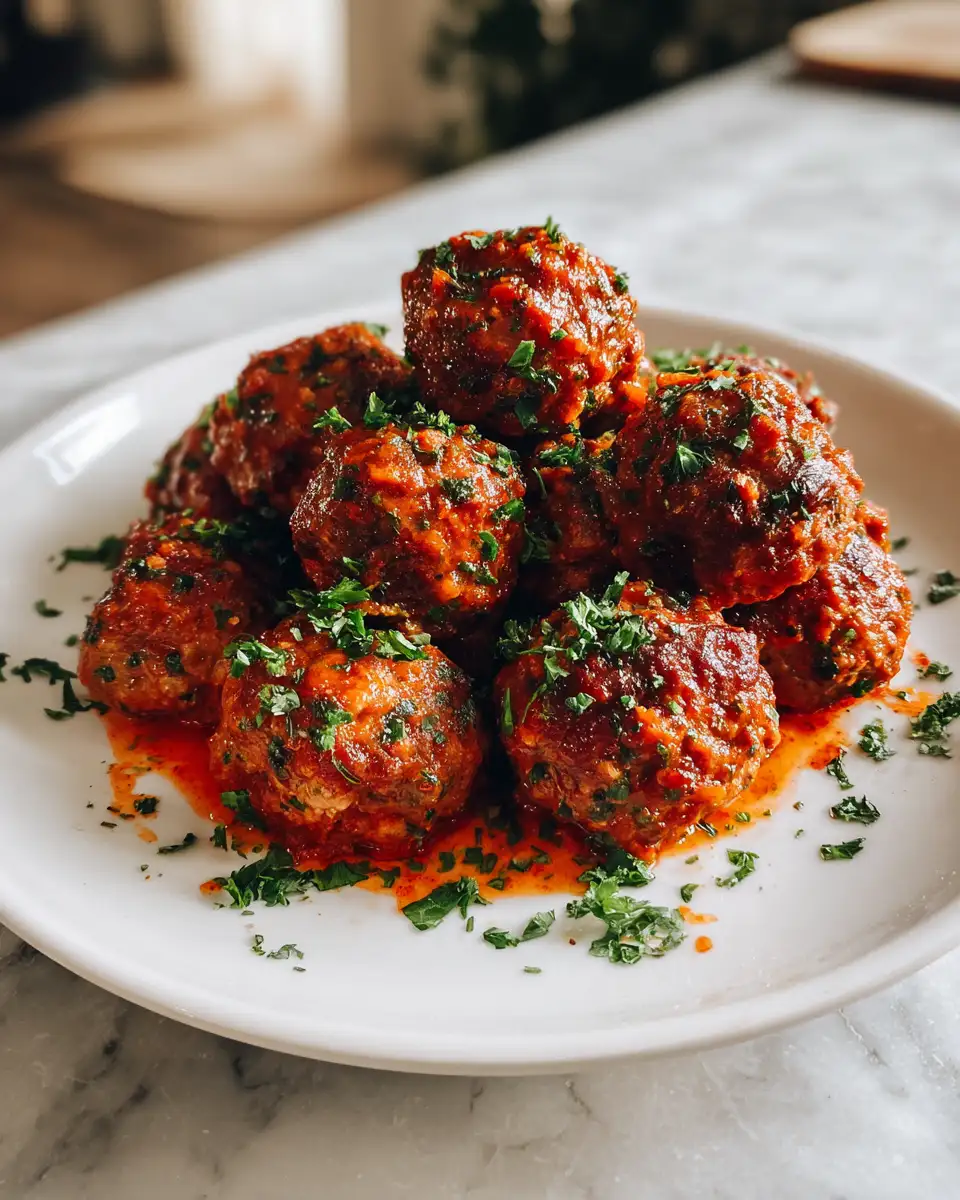Final dish - Mouthwatering Ground Beef Meatballs You'll Crave Every Night