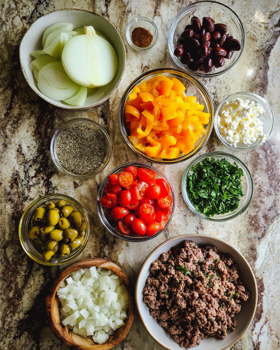 Ingredients for Mediterranean Magic: Transform Your Ground Beef with These Flavorful Recipes