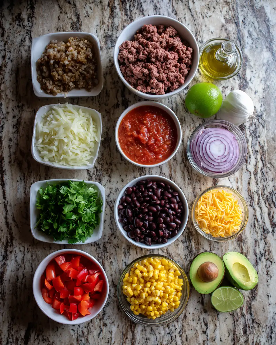 Ingredients for Spice Up Your Dinner with These Flavorful Ground Beef Mexican Recipes