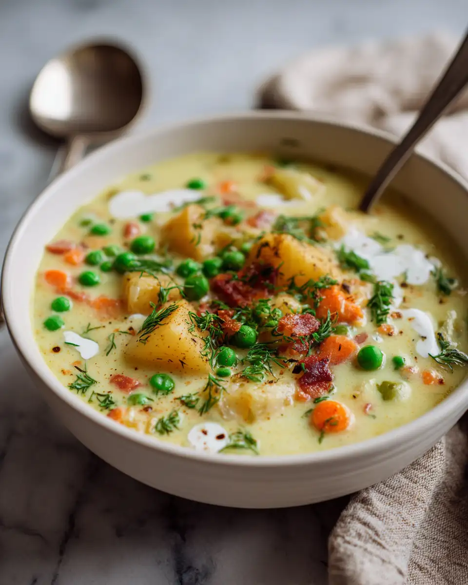 Cozy Up with Hearty and Creamy Crockpot Potato Soup - Featured Image