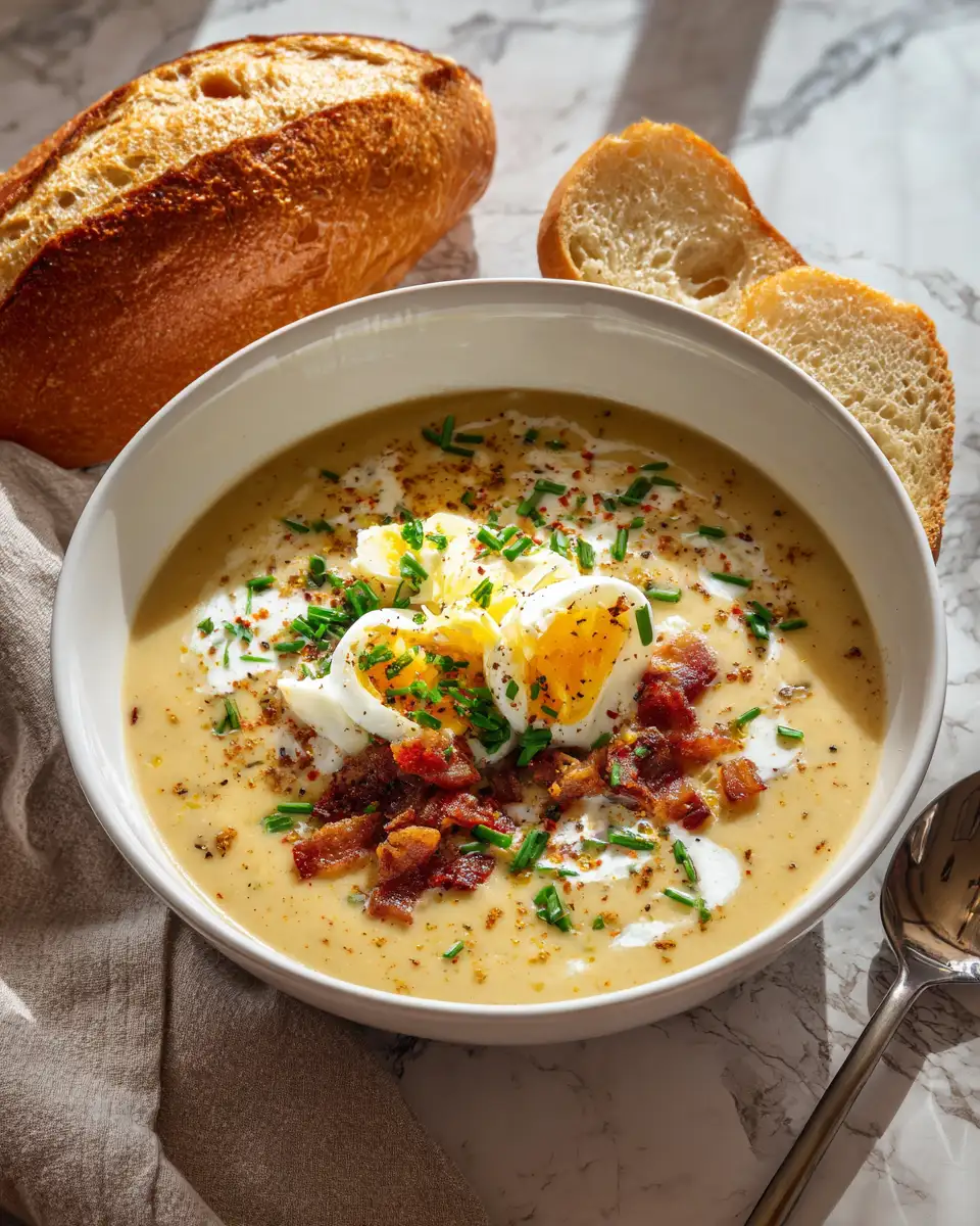 Final dish - Cozy Up with Hearty and Creamy Crockpot Potato Soup