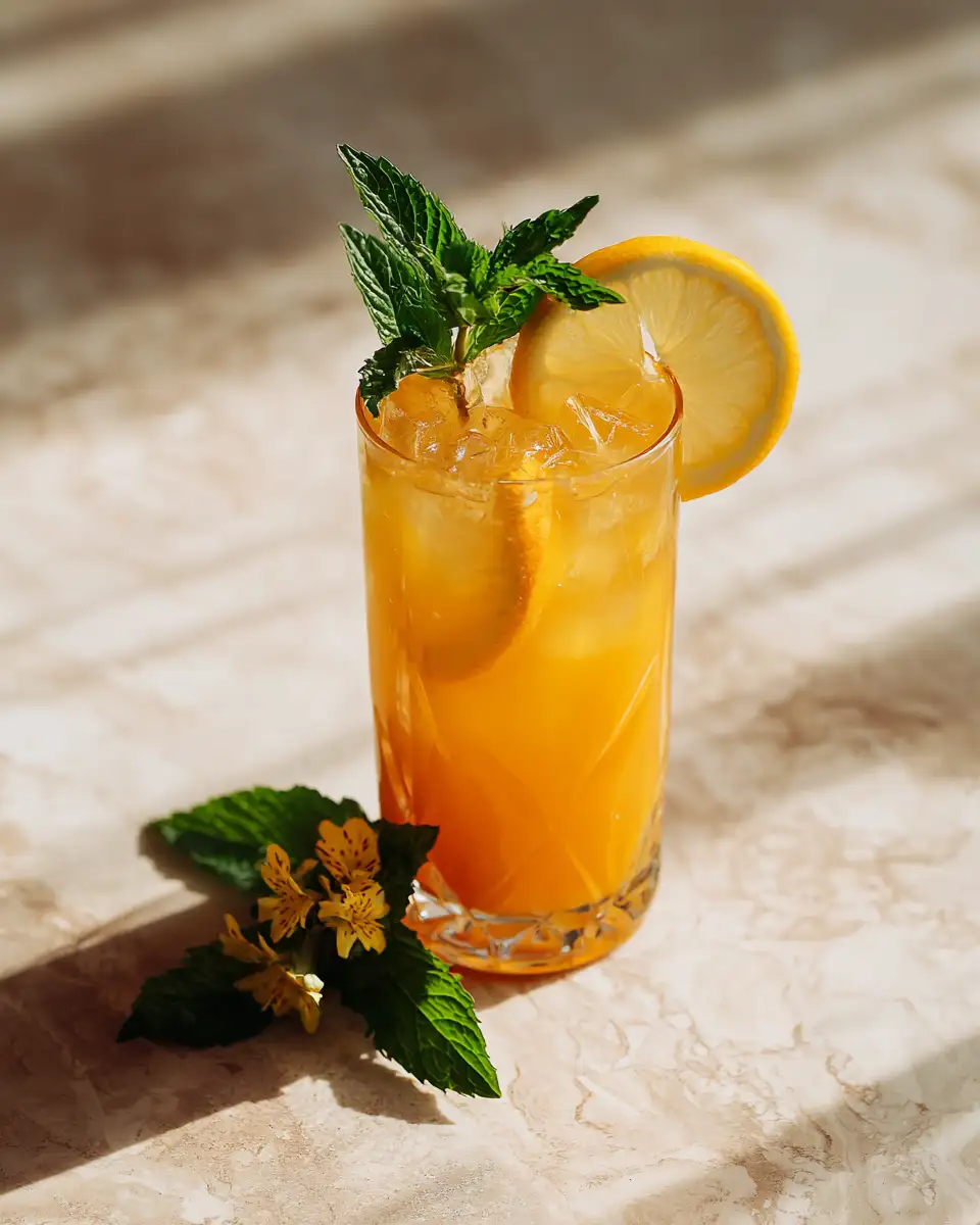 Final dish - Sip into Summer Bliss with This Homemade Peach Lemonade Recipe
