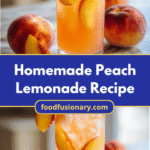 Sip into Summer Bliss with This Homemade Peach Lemonade Recipe