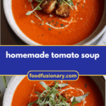 The Ultimate Comfort in a Bowl Homemade Tomato Soup Recipe