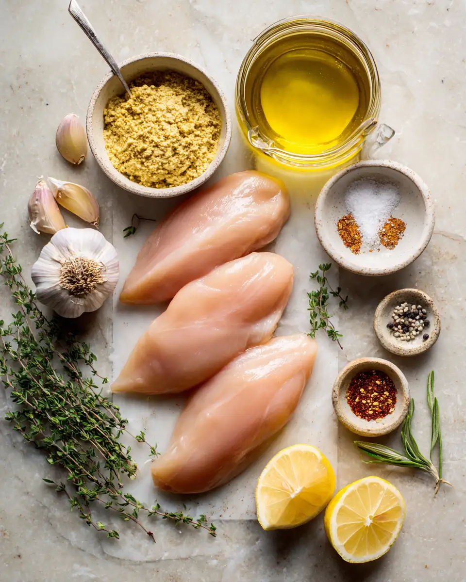 Ingredients for Sweet Meets Savory: Irresistible Honey Mustard Chicken Recipe