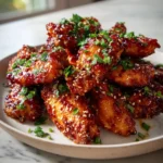 Sizzling Hot Honey Peach Wings: A Sweet and Spicy Delight - Featured Image