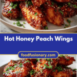 Sizzling Hot Honey Peach Wings: A Sweet and Spicy Delight