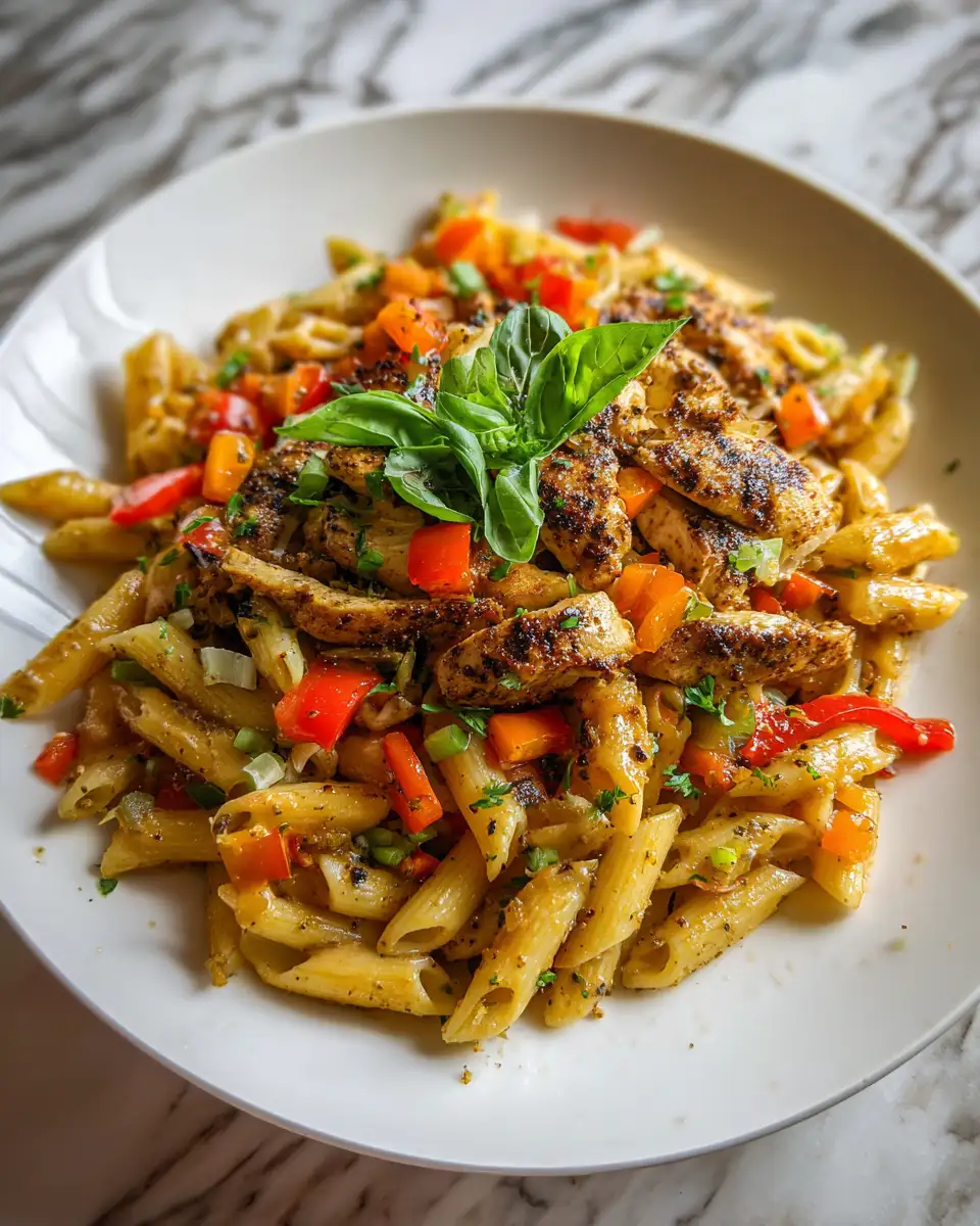 Spice Up Your Dinner with This Flavorful Jamaican Jerk Chicken Pasta Recipe - Featured Image