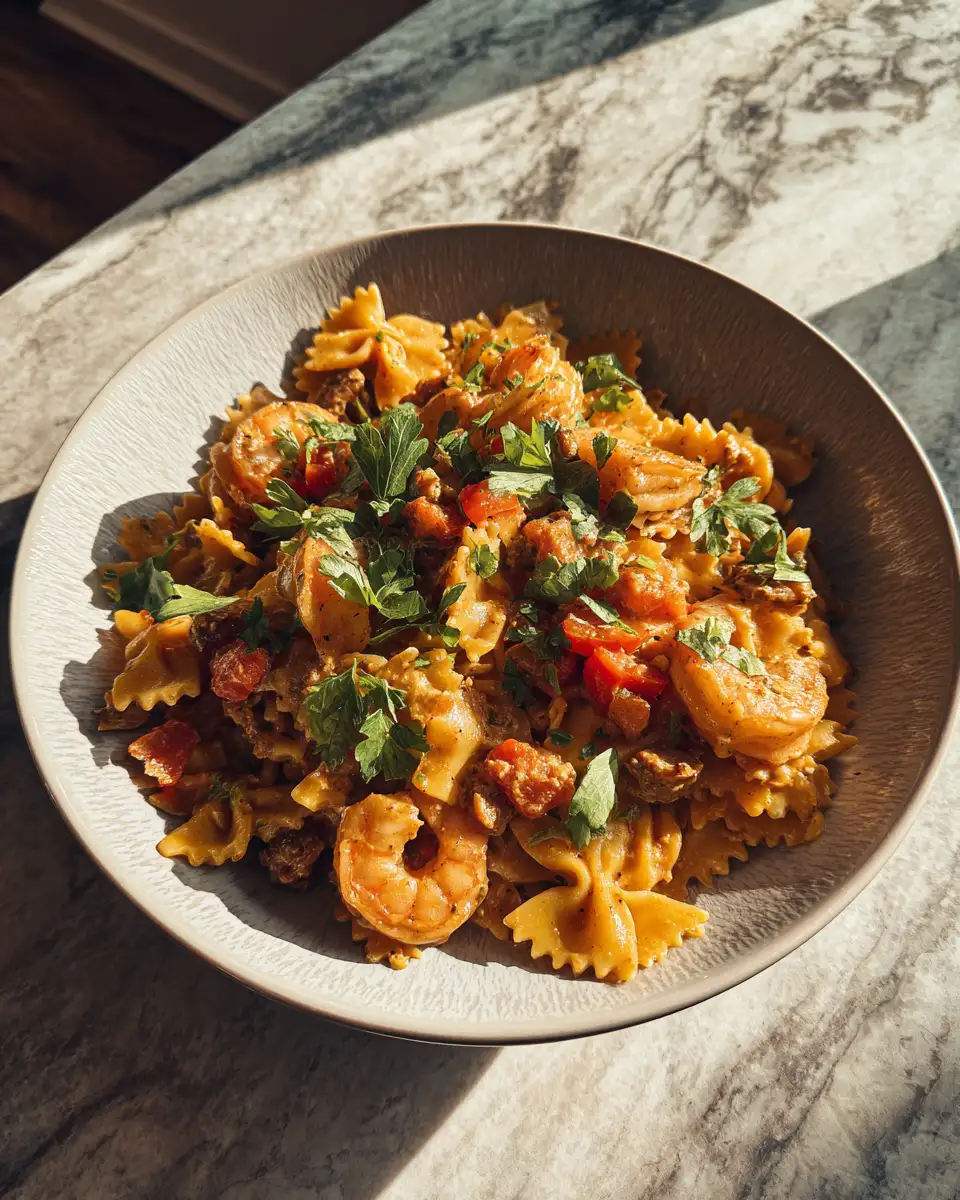 Final dish - Easy Jambalaya Pasta Recipe: A Flavorful Fusion Adventure