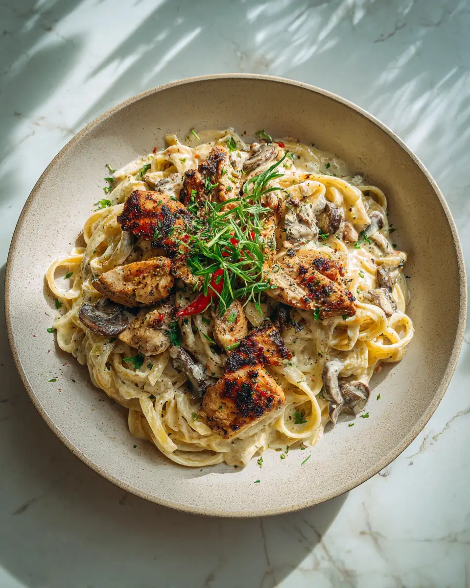 Spice Meets Cream: Irresistible Jerk Chicken Alfredo Pasta Recipe - Featured Image