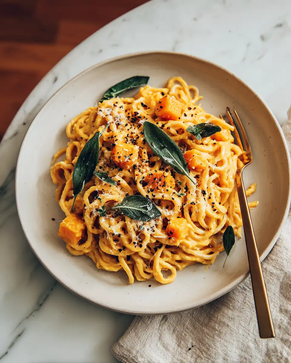 Creamy Kabocha Squash Pasta Delight - Featured Image