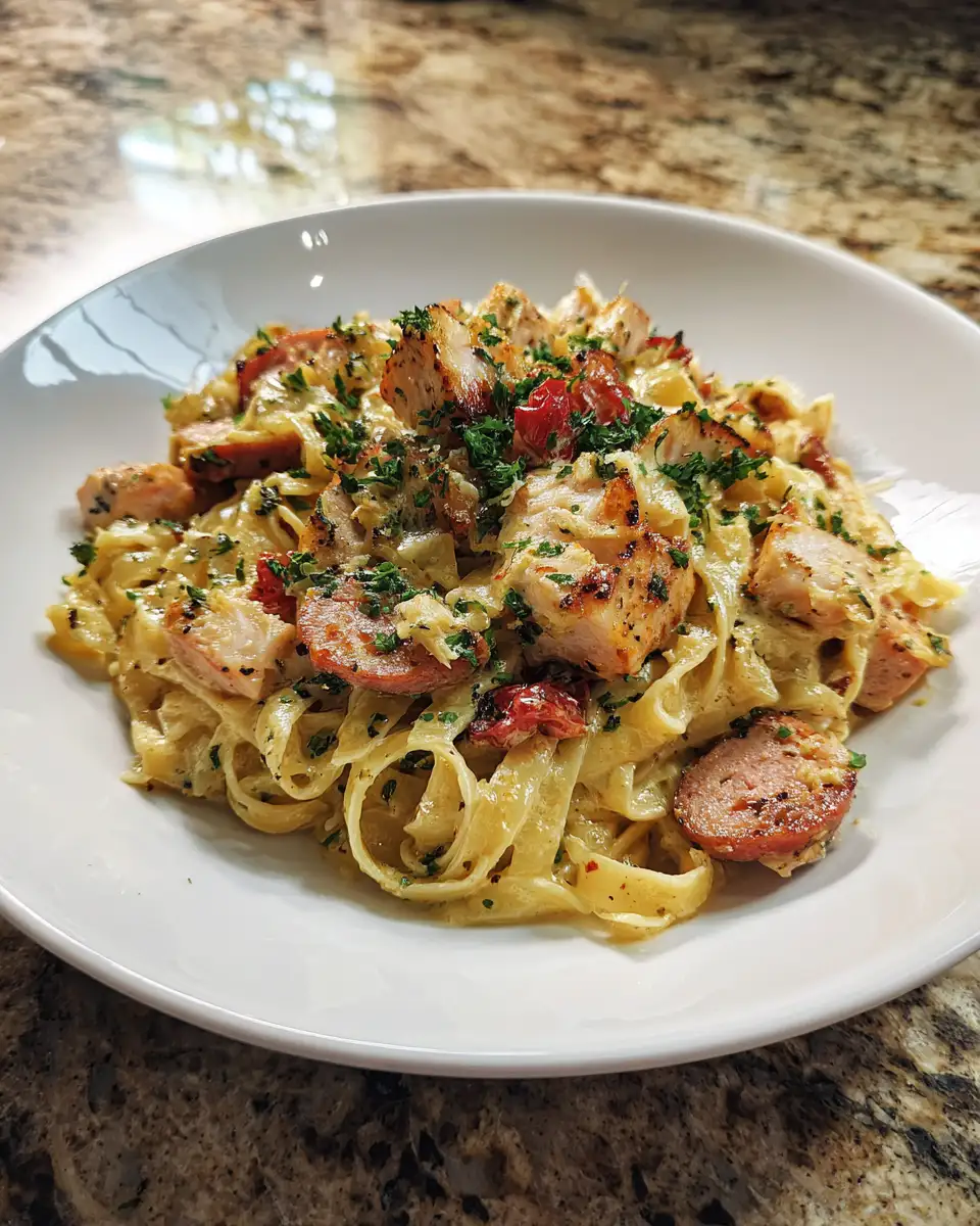 Final dish - Savory Comfort: The Ultimate Kalbasa Pasta Recipe Fusion